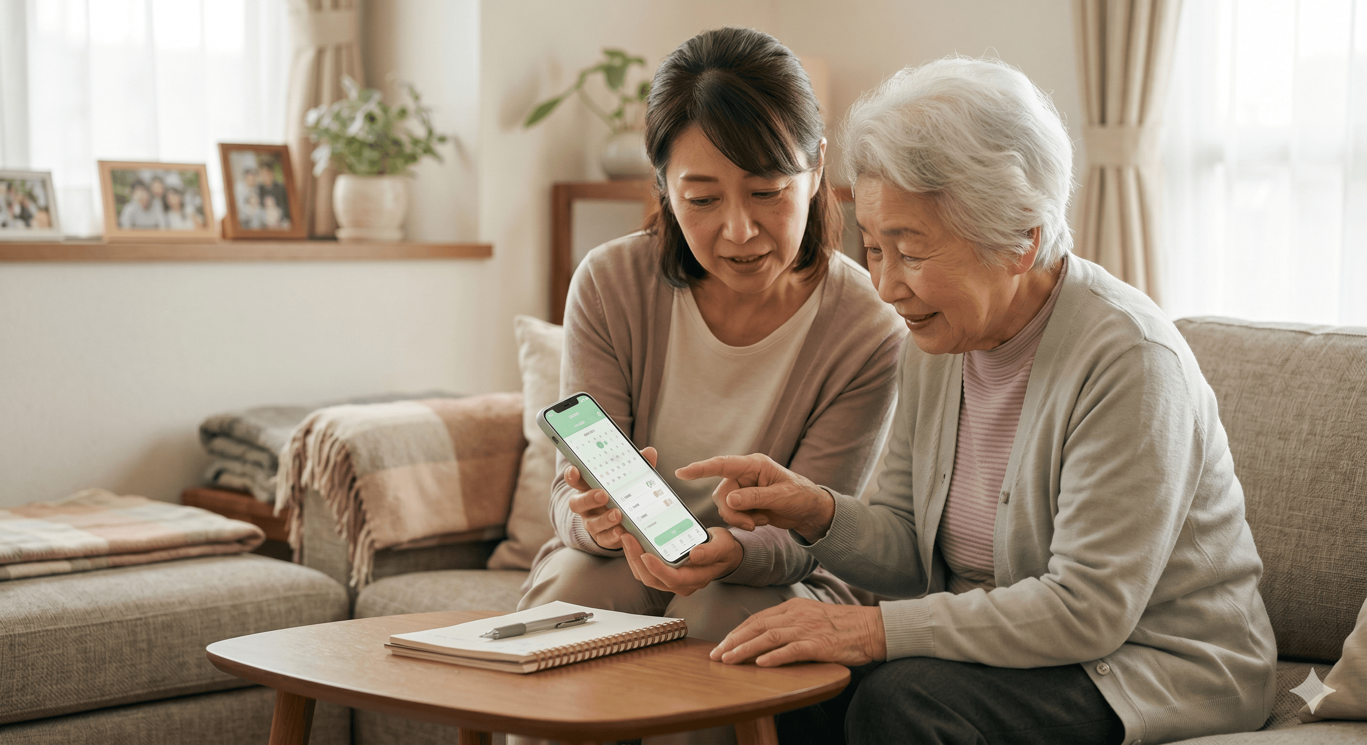 CareBridgeのPDFレポートで、診察とケアマネ面談に何を伝えられるか